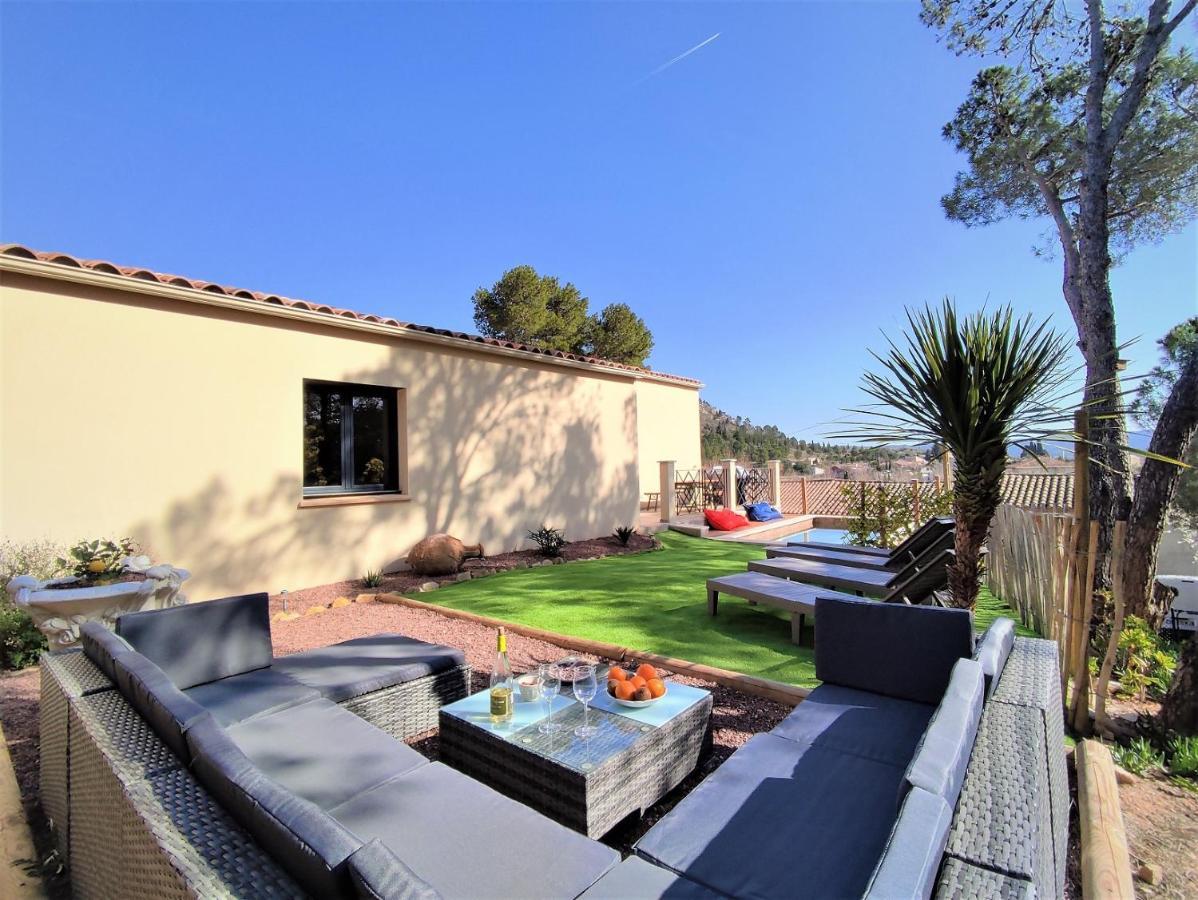 Villa Entiere Bellevue - Balneo - Piscine - Clim Montséret المظهر الخارجي الصورة