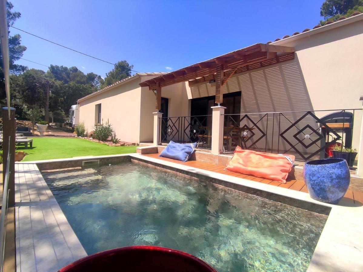 Villa Entiere Bellevue - Balneo - Piscine - Clim Montséret المظهر الخارجي الصورة